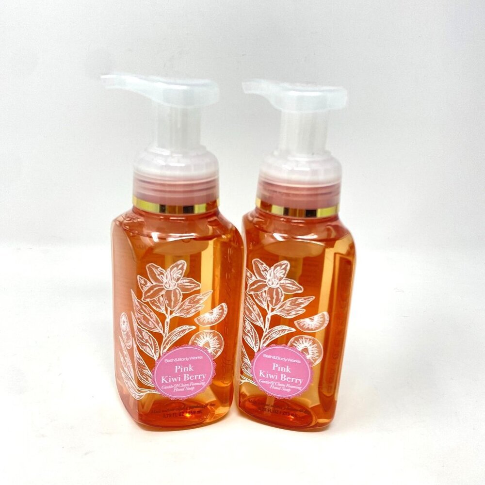 Bath & Body Works Pink Kiwi Berry Gentle & Clean Foaming Hand Soap 2 Pack